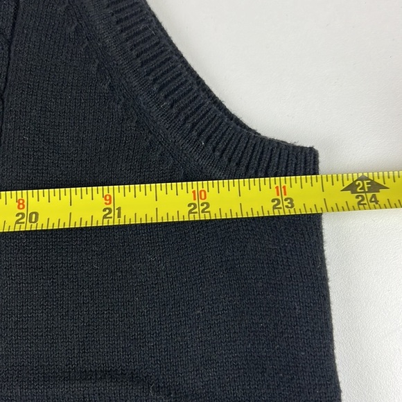 DOCKERS Navy Argyle Sweater Vest - Picture 4 of 6